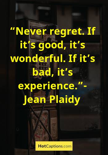 Quotes On Regret In Life